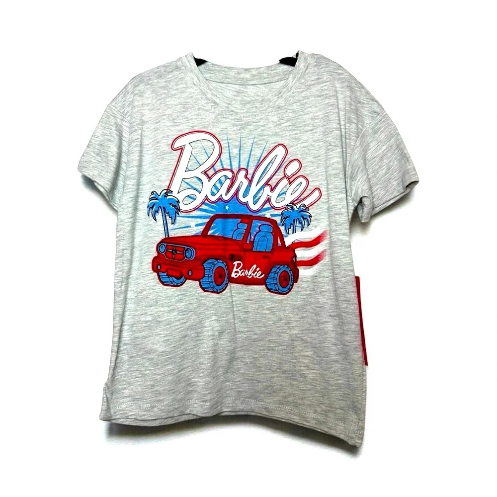 Barbie Gray Short Sleeve Tee